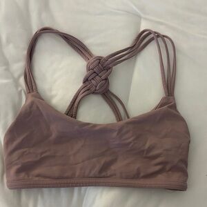 Lululemon Athletica Dusty Rose Strappy Sports Bra